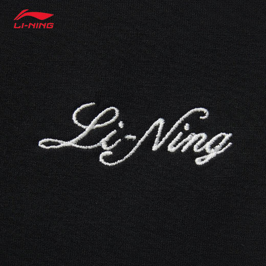 李宁短运动裤女子25春夏新款日常百搭刺绣LOGO休闲宽松卫裤AKSV178 商品图3