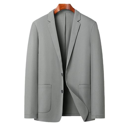 【DAB】大依优型大码男装薄款休闲西装加肥加大外套轻奢弹力西服防晒上衣男士胖子 商品图4