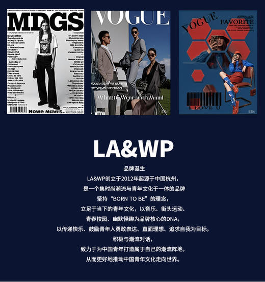 【99元/3件 5款任选 230g重磅】LA&WP--联名款100%纯棉印花T恤（选3件加入购物车一起拍下，单拍不发） 商品图2