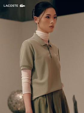 Lacoste法国鳄鱼2025SS女款短袖Polo