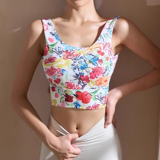 跃牌【洛水之神系列】瑜伽服女美背背心夏季胸垫健身文胸746 商品图4