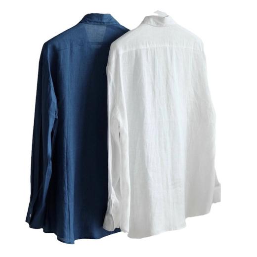 【巨舒适！怎么搭配都好看！！！】法式百搭衬衫防晒上衣，薄款宽松老钱风，开衫外套，细腻亚麻面料，春夏热销单品，让你女神气质倍增，轻松hold住夏日清爽风。 商品图5