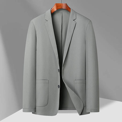 【DAB】大依优型大码男装薄款休闲西装加肥加大外套轻奢弹力西服防晒上衣男士胖子 商品图5