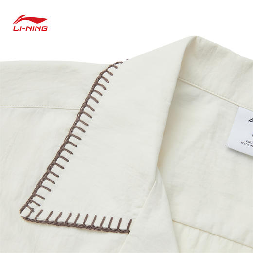 【XL断码】李宁篮球系列男子印花翻领舒适透气百搭休闲短袖衬衫ASHU559【库存有限，如无货将做退款，介意慎拍！】 商品图2