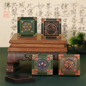 殿顶天花木质冰箱贴