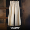 马登复古Vintage打褶白色阔腿裤日杂风直筒长裤又a又飒阔腿裤夏女 商品缩略图1