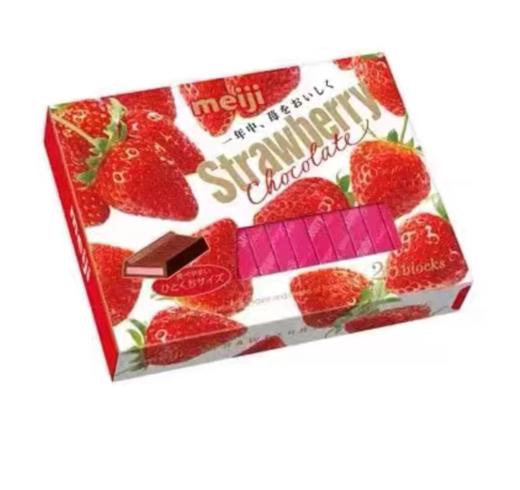 【BF】明治草莓味巧克力120g 商品图0