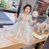 【中国风汉服】女童2025年夏款新款蝴蝶绣花汉服裙 古风童装国风连衣裙 商品缩略图3