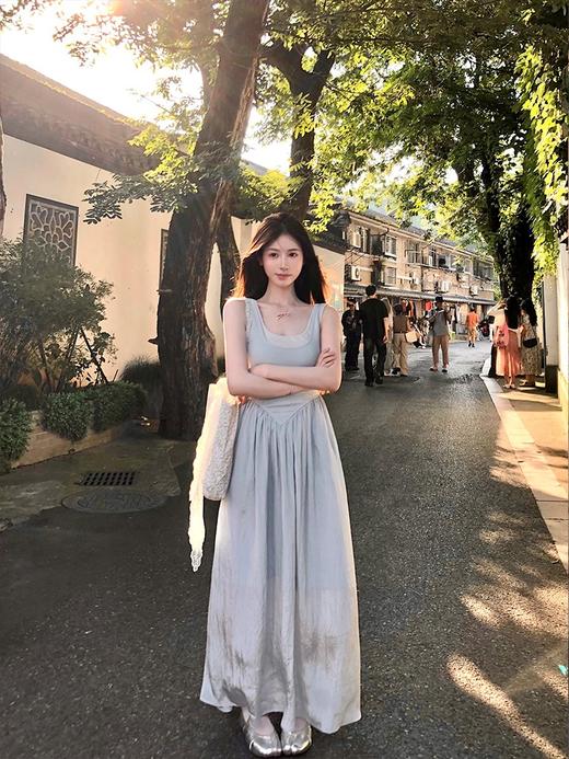 现货 海盐芭蕾 夏日清爽感 大裙摆背心连衣裙 商品图1