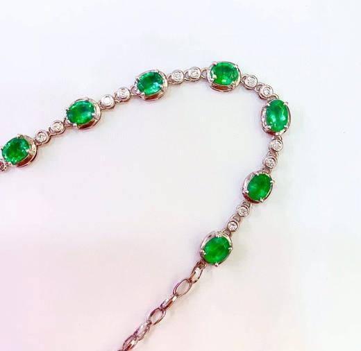 3.38ct刻面祖母绿手链 商品图1