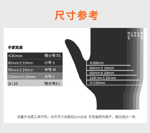 【国产】一次性黑色丁腈手套WSBCN 商品图5