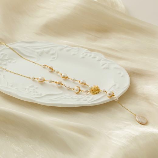 ✨【巴洛克珍珠饰品】精致设计款，项链、耳饰（耳钩款）天然巴洛克项链女淡水珍珠颈链夏，天然巴洛克、铜镀金材质，一周内发货 商品图11