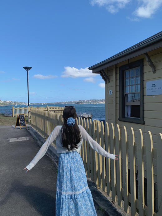 金蘑菇菇 洋槐春色 印花裙系列 碎花连衣裙 商品图1