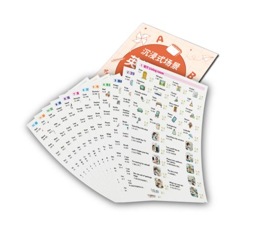 沉浸式场景英语口语便利贴 商品图1