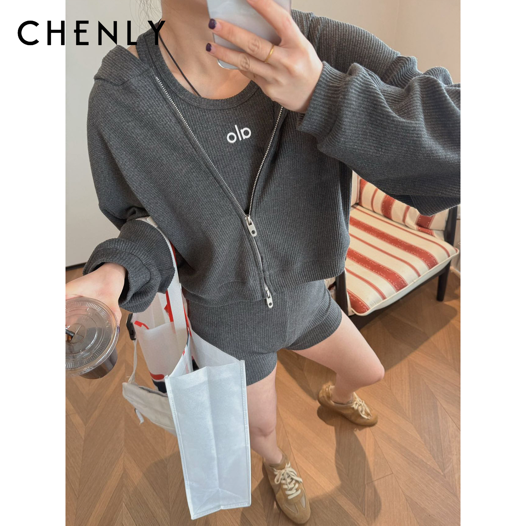 尘衣｜25春夏瑜伽赛道新宠螺纹系套装