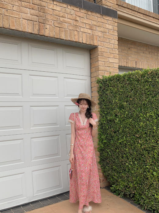 金蘑菇菇 洋槐春色 印花裙系列 碎花连衣裙 商品图11