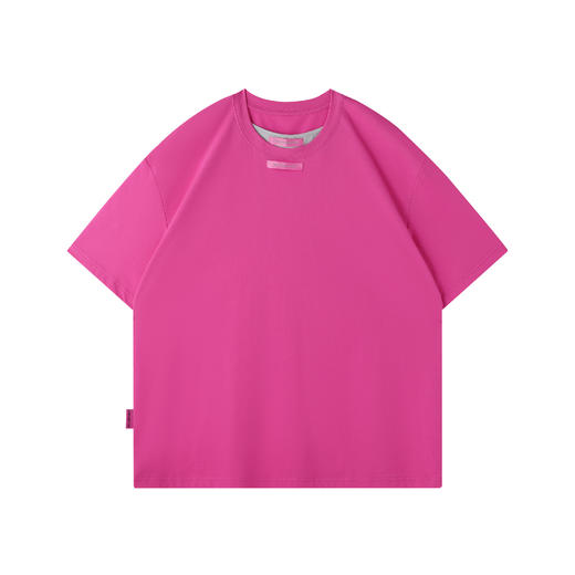 BJHG不计后果 基础款撞色短袖t恤女2025新款抗菌凉感防晒功能半袖 商品图3