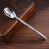 子佩集S999银【暮鼓】勺子摆件花满福堂【SZ000405】纯银餐具鱼莲2503 商品缩略图5