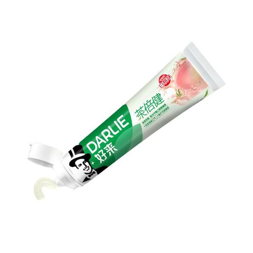 聚便利x山姆DARLIE好来茶倍健初萃茶白桃味牙膏 180g 商品图4