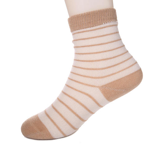 素道有机彩棉 儿童清仓袜 A类儿童袜 船袜中筒袜地板袜新生儿袜 商品图4