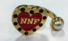 （文创）NNF- 手工18K镀金波点爱心LOGO雕刻珍珠不对称开口戒指(KC116) 商品缩略图0