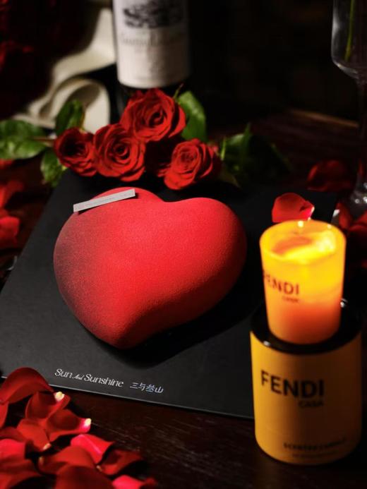 【三与叁山】慕斯蛋糕-玫瑰之心 5.5英寸 商品图5