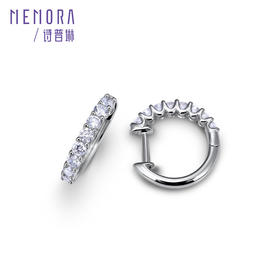 璀璨系列18k金钻石耳饰 闪耀钻石耳环女士礼物DE063901