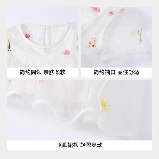 【实体店同款】女童连衣裙夏季新款安奈儿童装XG523654 商品图4