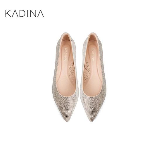 2楼哈森的卡迪娜KS251552方跟鞋HARSON女鞋（新百购） 商品图3