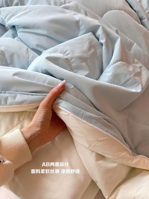 出口品质凉感黑科技·玻尿酸美肤冰皮被夏被，会呼吸的被子，舒服到爆炸💥凉而不冰！ 商品图3