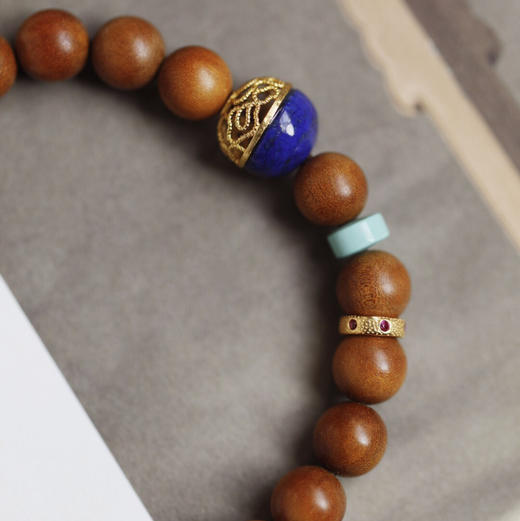 【青山特惠】8mm 21颗 沉水级 老山檀香 原创【安景】手串y8 商品图1