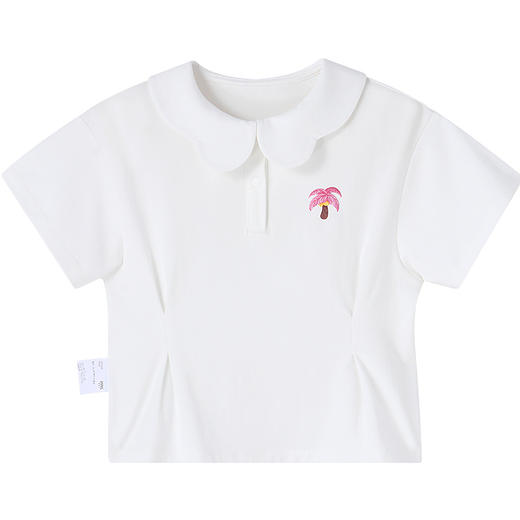 【实体店同款】女童翻领短袖针织衫夏季新款安奈儿童装XG521695 商品图5