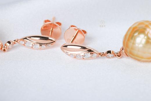 【星耀】刻面金珠耳坠 ZZ12502051 商品图6