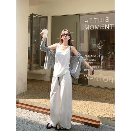 <曾小咸推荐>抽绳松紧腰2色气球裤宽松显瘦休闲裤 商品图1