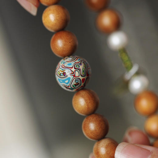 【青山特惠】10mm 14颗老山檀香 原创【靖凡】手串y1 商品图3