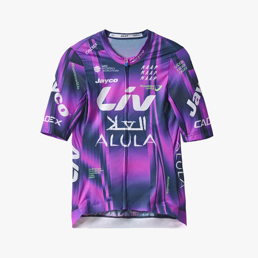 MAAP X GreenEDGE 女士 Pro AIr Jersey 车队版 紫墨色 短袖骑行服 商品图5