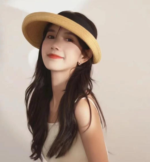 【宠粉团购】百搭日式 大檐遮阳 空顶草帽 商品图3