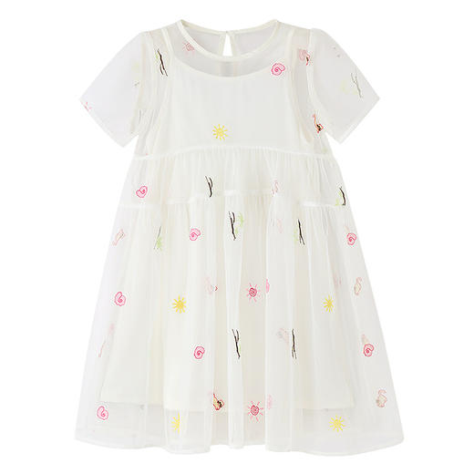 【实体店同款】女童连衣裙夏季新款安奈儿童装XG523654 商品图5