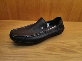 豪行春季新款12177617纯皮商务休闲男鞋豆豆皮鞋单鞋