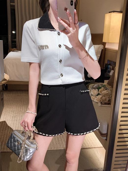 张心子【时髦攻略】高腰显瘦遮胯休闲短裤裤子 U2504046 商品图6