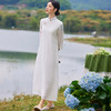 FLZD-6202新中式刺绣天丝提花2025年夏季新款国风女装高级感改良旗袍连衣裙 商品缩略图1