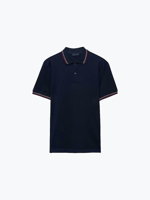 P.R.D 25新款 拼色丝光珠地网棉 翻领短袖POLO衫 TX440 商品图3