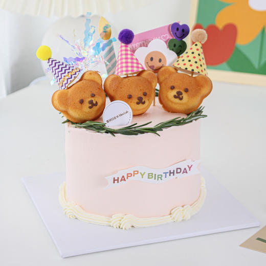 0820| 小熊派对蛋糕 商品图3