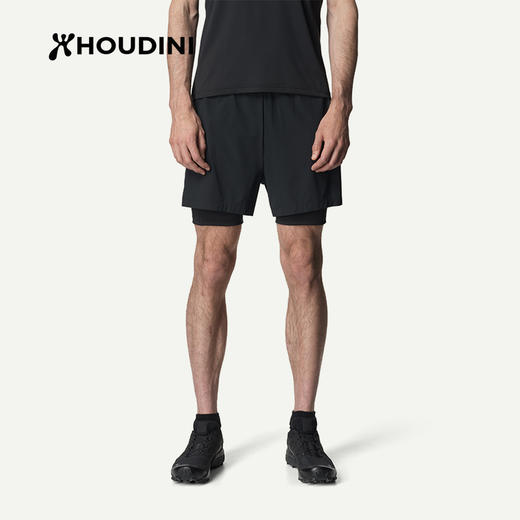 HOUDINI胡丁尼Pace Trail Shorts疾速越野男户外快干跑步健身短裤  840058 商品图0