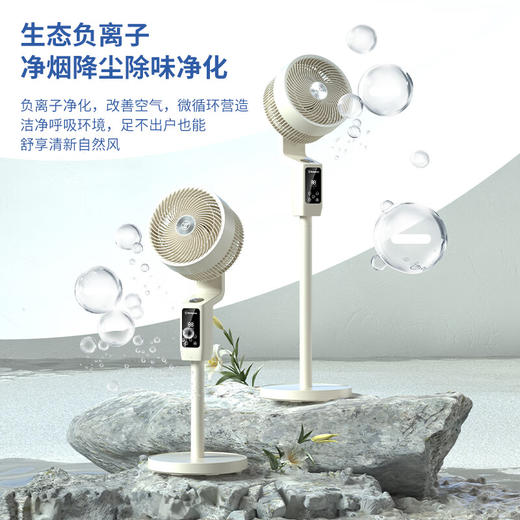 【西屋台立两用循环扇】西屋（Westinghouse）空气循环扇家用电风扇大风量落地扇静音低噪电扇台立两用风扇换气扇宿舍卧室客厅排风扇WTH-XH025 白色 商品图1