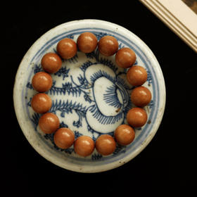 【青山特惠】1.5*15颗沉水印度迈索尔正区红肉老山檀手串 L5