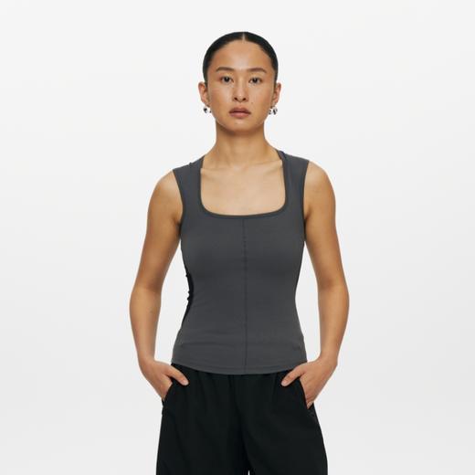 oneup运动拼色方领背心 商品图1