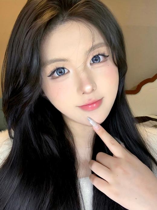 allecon年抛 冰晶蓝/灵毒绿/星轨褐 14.5mm 美瞳两片装 虹膜款 可能会遮挡视线 商品图6