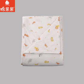 棉果果夏季男童女童被子盖被双面凉感防蚊5A抗菌夏凉被（120*150cm）M205551400068（自带礼盒）
