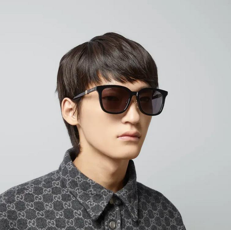 官方新款彩条标识情侣款太阳镜